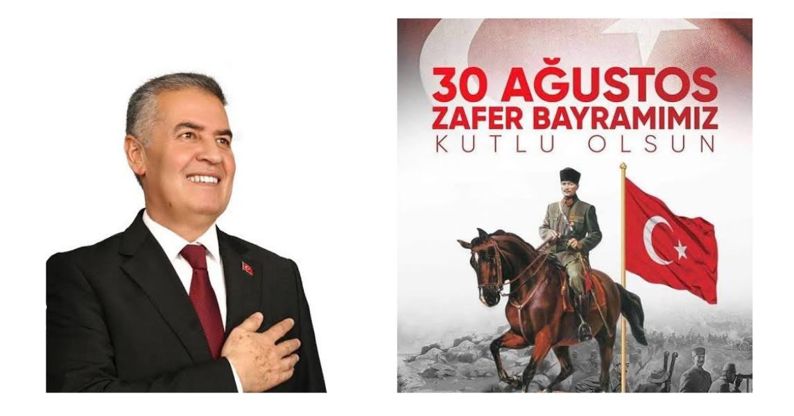Buharkent belediye başkanı Mehmet Erol Zafer 30 Ağustos Zafer bayramı kutlama mesajı