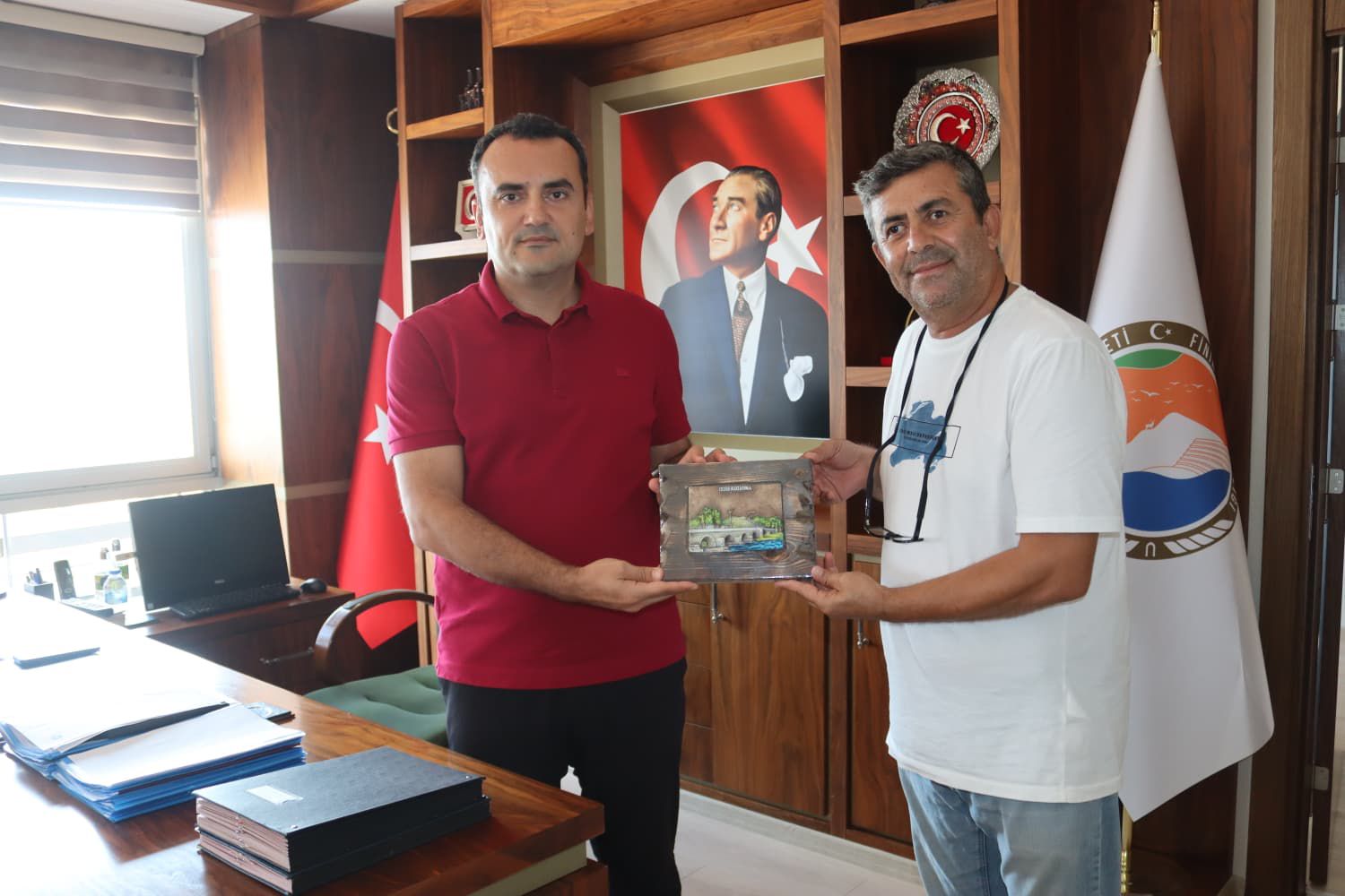 TİMBİR'den Finike Tanıtımına Yönelik Önemli Ziyaret Kamaylı, Makedonya Temaslarını Kaymakam Çelik'e Aktardı