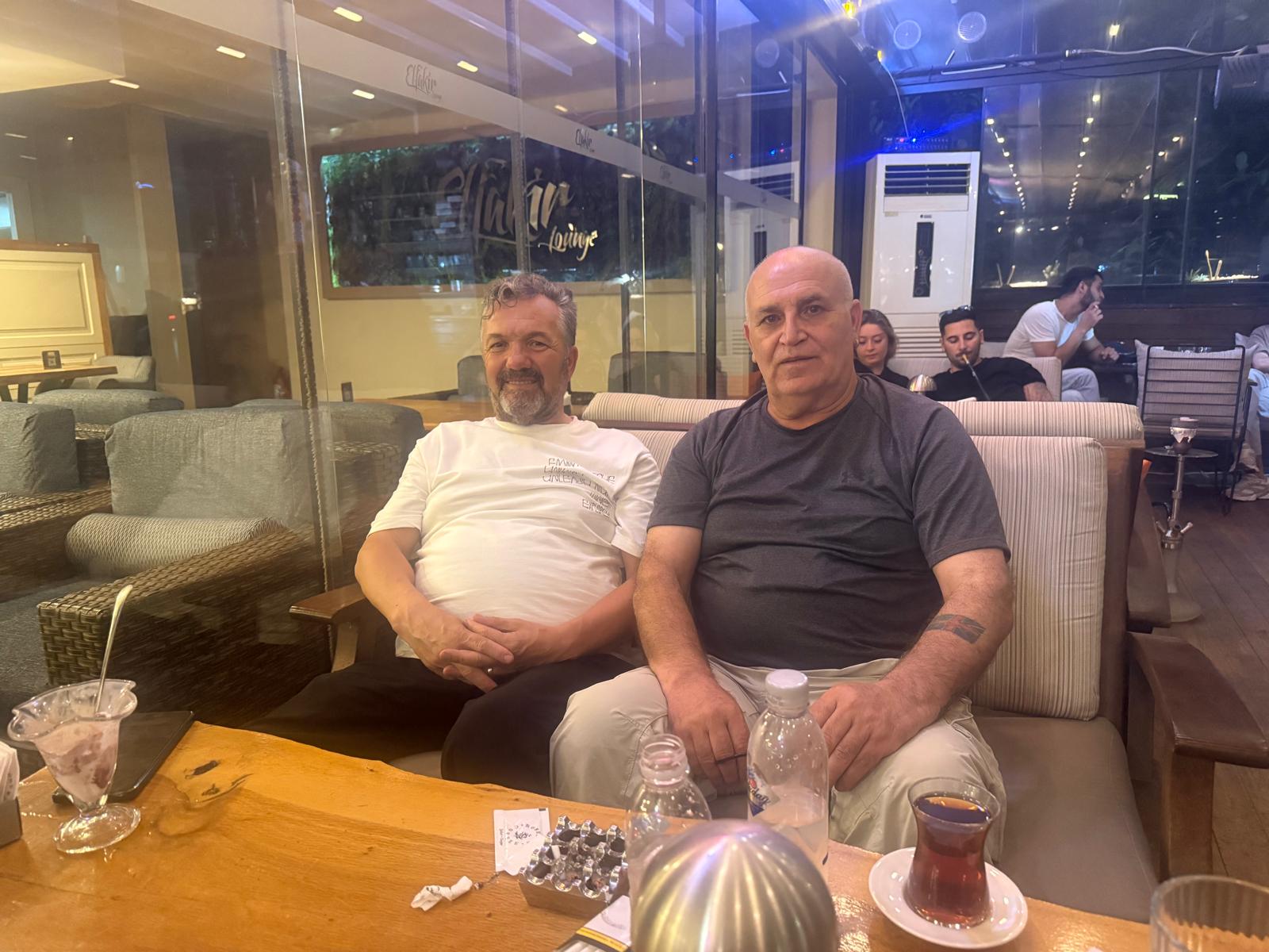 BOB FARMER  ANTAYADA   DUNYA BASIN FEDERASYONU GENEL BASKANI  KADİR HIDIR BULUSMASI