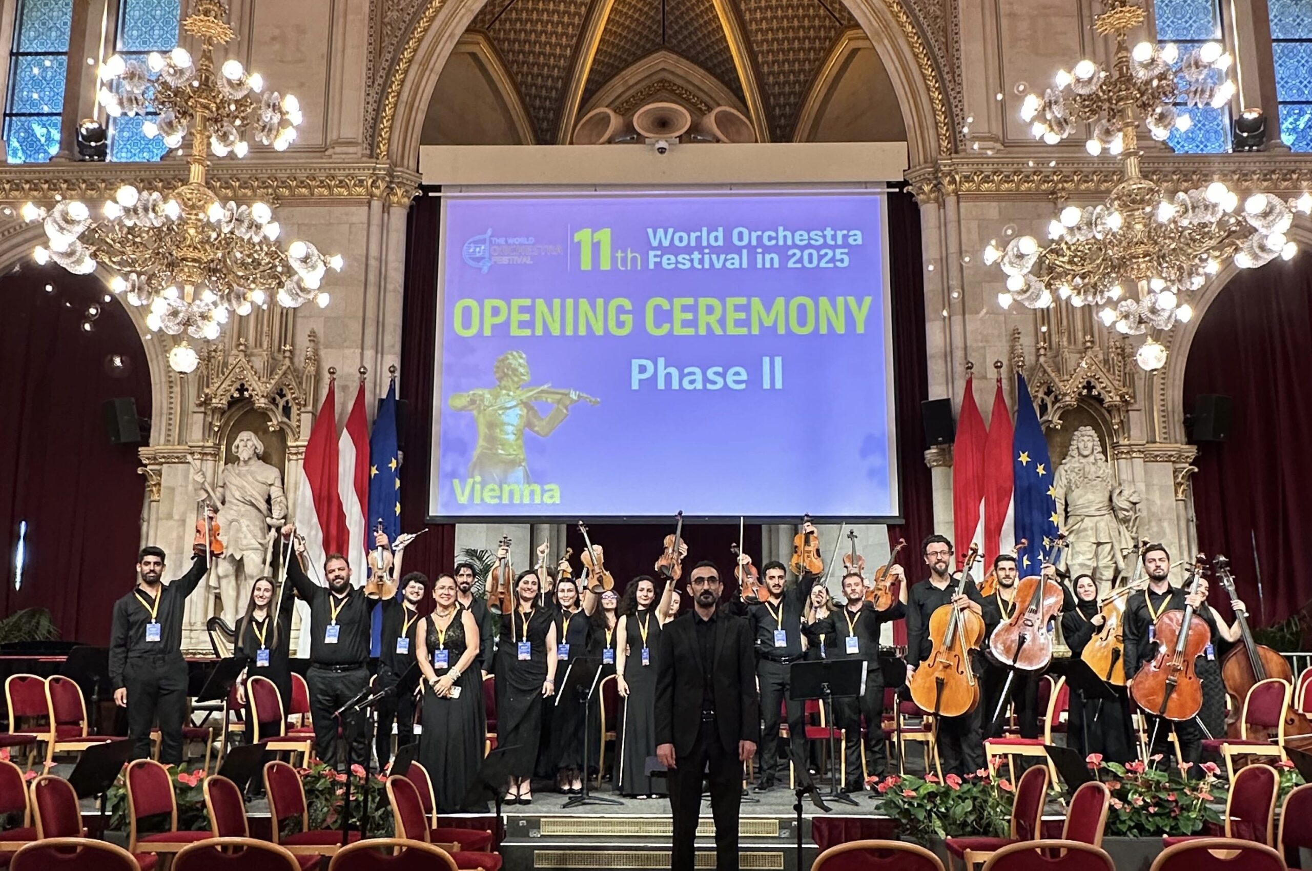 VAN’DAN VİYANA’YA GÖNÜLLÜLERİN ZAFERİ: VAN YYÜ AKADEMİK ORKESTRASI’NDAN ULUSLARARASI BAŞARI