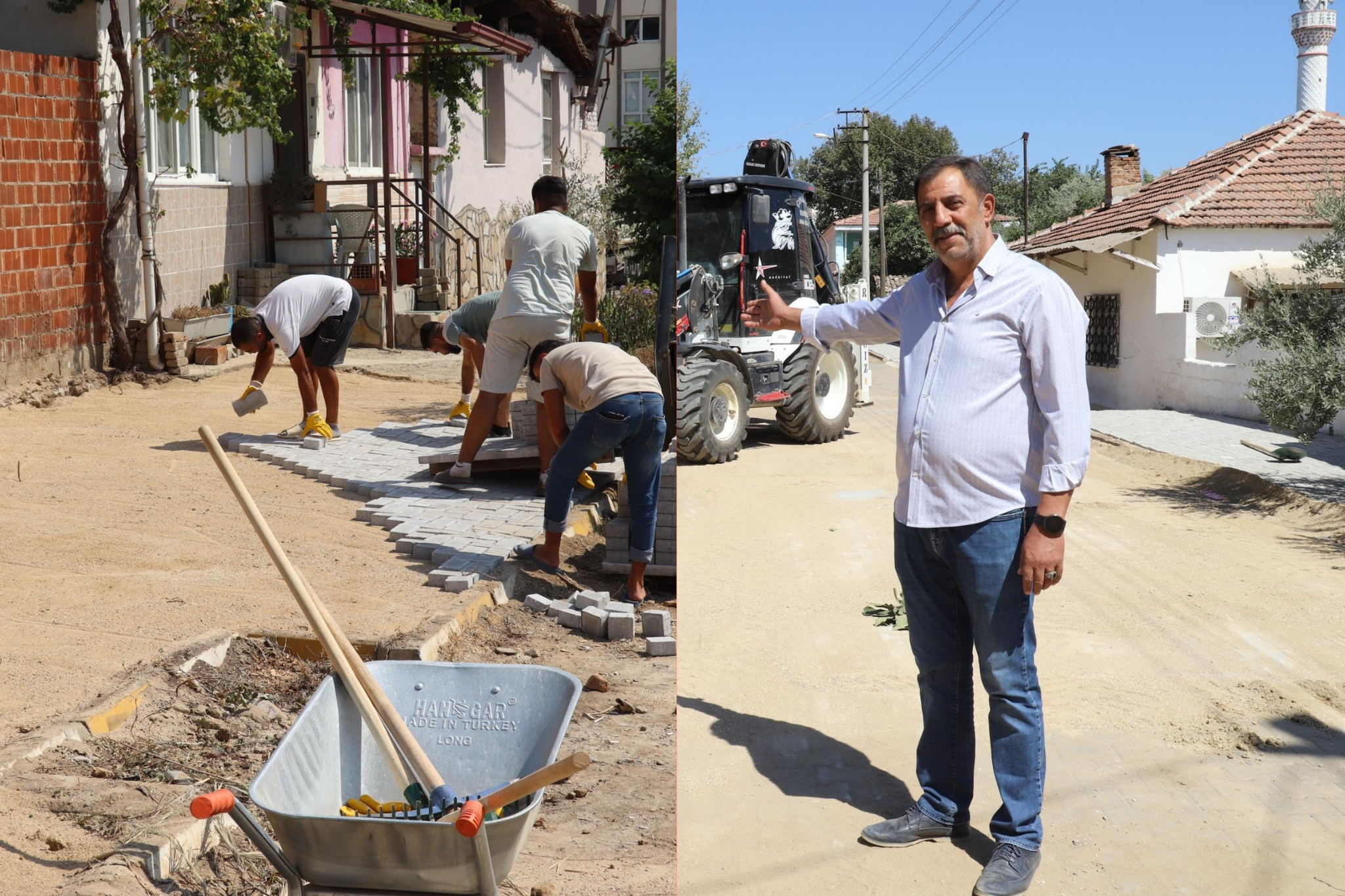Nazilli'de tüm kaldırım ve yollar yenileniyor